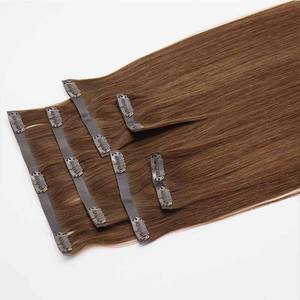 Nuevo Invisible Seamless 100% Extensiones de cabello humano vietnamita Real Clip-In Inyección Pu Nueva Invisible Seamless Clip-In Extension - Product Image 1