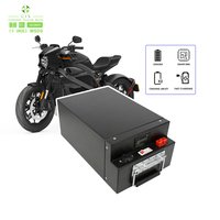 Baterai Motor Listrik Performa Tinggi 72v 96v 50ah 60ah 80ah Paket Baterai Lithium 72v 96V 5kw 10kw dengan BMS Terintegrasi
