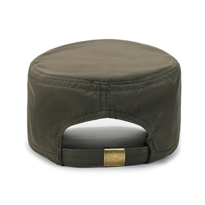 Men's <b>Flat</b> Cap Breathable Quick Dry Sun Protection Outdoor Casual <b>Hat</b> Military Green Khaki Black Navy Blue Gray Polyester - Product Image 3