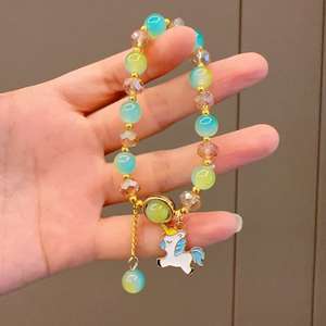 Mignon Licorne Charme Enfants Perles Bracelet Anime Bijoux Accessoires Couleurs Animal Pendentif Bracelet Mode Filles Garçons Cadeaux - Product Image 6