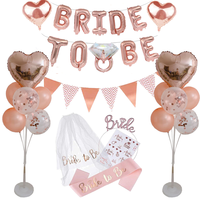 Ballon en aluminium pour demande en mariage romantique, emballage individuel, pour la Saint-Valentin, chambre nuptiale, décoration de mariage et de fiançailles