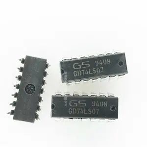 GD74LS07 74LS07 DIP-14逻辑集成芯片IC全新