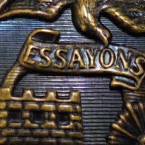 Bouton d'uniforme en métal plaqué or, style Essayons, emblème Aigle et Château du Corps des Ingénieurs, pour Cosplay et Collection - Product Image 5