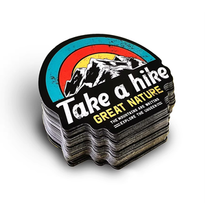 Tùy Chỉnh Thương Hiệu Cầu Vồng Dán Logo In Ấn Dính Ưa Thích Thiết Kế Phim Hoạt Hình Không Thấm Nước Vinyl Holographic Chết Cắt Sticker - Product Image 5