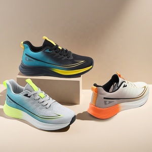 Chaussures de course pour hommes personnalisées OLICOM OEM, respirantes, en mesh, avec empeigne Jacques, antidérapantes, amortissantes, pour la course sur route et <span class=keywords><strong>le</strong></span> jogging - Product Image 1