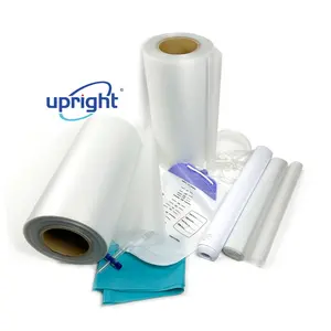 Feuilles de plastique transparentes droites feuille de film pvc souple pour sac médical et sac d'urinoir