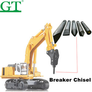 Ec210 Graafmachine Sb81n 135Mm Beitel Stille Hydraulische Hamer Rotsbreker Hamer Beitel 42Crmo Stomp Gereedschap - Product Image 2