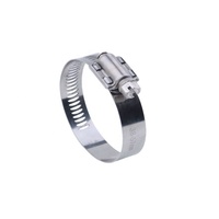 Collier de serrage à vis sans fin de type américain en acier inoxydable galvanisé de haute qualité avec connexion en pouces/métrique pour utilisation avec des tuyaux étanches