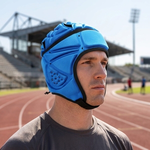 <span class=keywords><strong>Casco</strong></span> de Rugby Ligero y Suave para Adultos, Protector de Cabeza Deportivo, Ajustable, con Carcasa Protectora - Product Image 1