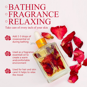Suministro de fábrica, cuidado de la piel orgánico Natural personalizado, masaje corporal para la cara, aceites para la piel con pétalos de rosas y flores - Product Image 4