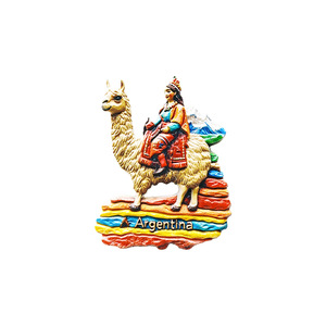 Imanes de Refrigerador con Diseño de Alpaca Argentina, La Alma Poética de una Persona China, Pegatinas Magnéticas 3D, Recuerdos de Viaje, Decoración Bonita para el Hogar - Product Image 5