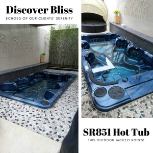 Spas et bains à remous en <span class=keywords><strong>acrylique</strong></span> Sunrans, bain à remous moderne extérieur pour 10 personnes, piscine à débordement, <span class=keywords><strong>spa</strong></span> en gros - Product Image 6