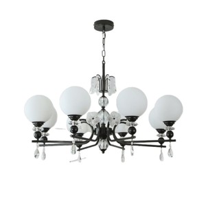 Spherical Chandelier Vintage Creamy Retro Modern Multi Head E27 <b>LED</b> <b>Light</b> For Bedroom Hallway Dining Room - Product Image 5