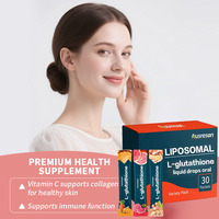 VitaSpring OEM Gouttes Liquides Liposomales de L-glutathion, Collagène Oral, Vitamines de Beauté, Éclaircissement de la Peau, Boisson Liposomale de L-glutathion