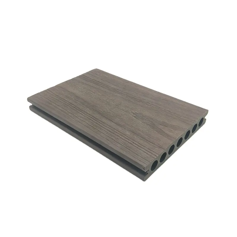 Cubierta de madera compuesta para exteriores, tablero de suelo de WPC, cubierta de madera de nogal, ipe, exterior