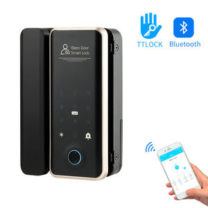 דלת אלקטרונית למגורים מנעול דו צדדית עם מפתחות tlock זכוכית דיגיטלי חכם הזזה מנעול דלת זכוכית - Product Image 3