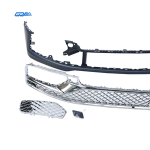 กันชนหน้า Bentley Flying Spur พร้อมกระจังหน้า คุณภาพสูง ของใหม่ ผลิตจากพลาสติก สีดำและสีเงิน - Product Image 4