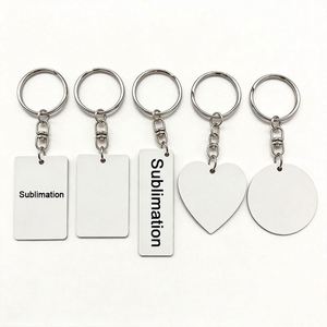 Cadeaux promotionnels pour les activités d'entreprise, porte-clés personnalisés avec logo imprimé par sublimation, porte-clés vierges pour la sublimation - Product Image 1