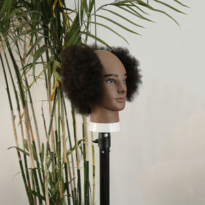 100% vrais cheveux humains hommes <span class=keywords><strong>coiffure</strong></span> formation tête coupe pratique Mannequin tête pour Salon - Product Image 3