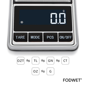Hochwertige profession elle LCD-Waage 500g x 0,01 Digitale Taschen waage Elektronische Waage Gramm Tragbarer Schmuck Gold Mini-Waage - Product Image 2
