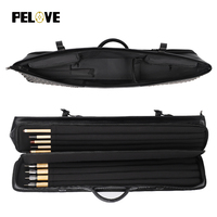 Étui de Luxe en Cuir PU pour Queue de Billard 4x5, Sac Étanche pour Queue de Billard avec Sangle de Transport pour Hommes, Vente en Gros Direct Usine, Personnalisation OEM