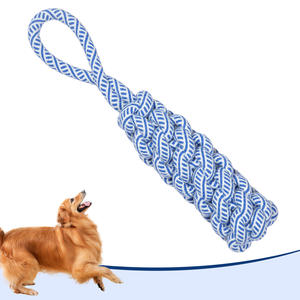 Eğitim dayanıklılık, temizlik dişleri ve çiğneme köpekler için oyuncaklar dahil olmak üzere Pet pamuk halat oyuncakları fabrika doğrudan satış - Product Image 1