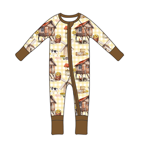 Maßgefertigte Cartoon-Muster Baby Bambus-Pyjamas Großhandel Komfortable und Weiche Bambus-Baby-Pyjamas Großhandel Neugeborenen-Baby-Strampler - Product Image 6