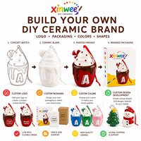 Kit de Macetas de Cerámica para Pintar, Manualidades para Niños, Juego de Macetas de Terracota para Jardín, Figuras Decorativas, Actividades Artísticas