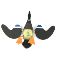 Leurre de chasse électrique 3D pour sports de plein air, canard mallard en plastique avec ailes rotatives électriques