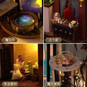 CuteBee - Estantería para Libros de Madera para Armar, con Luz Nocturna LED, Diseño Elegante y Chic, Kit de Decoración para Libros - Product Image 2