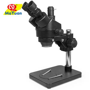 مجهر ثلاثي العينين ستيريو للتكبير المستمر 3.5X <span class=keywords><strong>7X</strong></span> <span class=keywords><strong>45X</strong></span> 90X ، لإعادة صياغة لحام cb IC بدقة - Product Image 1