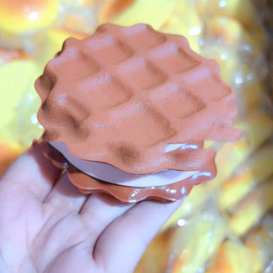 Super Soft Waffle-Layered <b>Biscuit</b> PU Slow Rebound Squishy Toy-Sticky Stress Relief <b>Gift</b> for Kids Adults Decompression PU Toy - Product Image 3