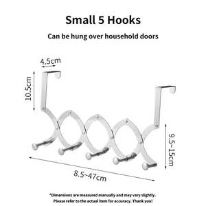 <span class=keywords><strong>Crochet</strong></span> <span class=keywords><strong>de</strong></span> rangement réglable en acier inoxydable sur la porte crochets arrière <span class=keywords><strong>crochet</strong></span> <span class=keywords><strong>de</strong></span> <span class=keywords><strong>radiateur</strong></span> rétractable pour vêtements <span class=keywords><strong>salle</strong></span> <span class=keywords><strong>de</strong></span> <span class=keywords><strong>bain</strong></span> - Product Image 6