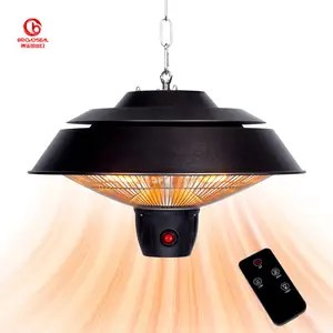 Aluminum 1500W Outdoor Electric Garden Lights Hanging Patio Heater Outdoor Carbon Fiber Electric Heater