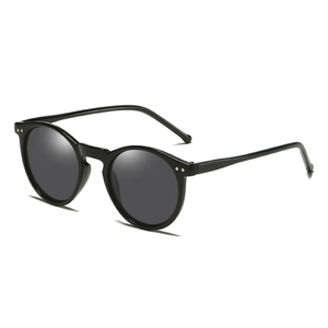 Lunettes polarisées rondes personnalisable pour femmes, verres surdimensionnés 80s, 8151 - Product Image 1
