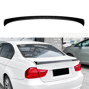 สปอยเลอร์หลังสำหรับ BMW ซีรีส์ 3 E90 ปี 2005-2012 สีดำเงา/ลายคาร์บอน ปีกหลังรถยนต์ สปอยเลอร์ฝากระโปรงท้าย  ลิ้นกันชนหลัง - Product Image 1
