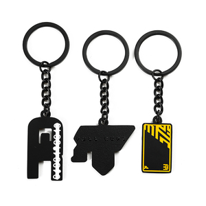 Porte-clés Logo personnalisé nouveau Design 3d mignon porte-clés porte-clés étiquettes émail alliage de Zinc ensemble de porte-clés en métal - Product Image 4