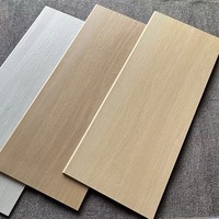 Treppenstufen-Fliesen Porzellan Matt-Finish Abgerundete Kanten Integrierte Glasur Holzmaserung Rutschfest 10mm Dicke Stufenfliesen für Innenbereich