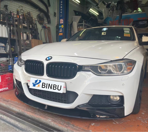 Voor Bmw 3 Serie F30 F35 Mt Front Lip Diffuser Bumper Kit <span class=keywords><strong>M</strong></span>-Tech Zwarte Auto Bumper Kit Auto inbouwen 2013-2018 - Product Image 6