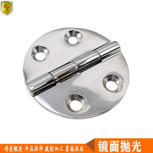 180-Degree Circular Public Toilet Door with 64-Fold Hinge Support <b>Marine</b> <b>Hardware</b> for Partition Panels - Product Image 5