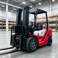 Forklift Listrik Kapasitas 3000kg Sumber Tenaga Aki untuk Pekerjaan Penyimpanan Logistik