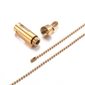 Pendentif commémoratif pour femmes et hommes en acier inoxydable et verre, avec flacon ouvrable pour cendres et fleurs, bijou urne - Product Image 5