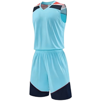 Maillots de basket-ball personnalisés vierges, tenues de basket-ball à séchage rapide, uniformes de basket-ball vierges personnalisés pour hommes, anti-humidité