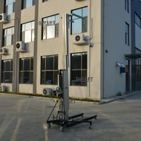 3.5m 5m 6.5m 8m Manuel Tip Alüminyum Kaldırma Platformu 300kg Kapasiteli Elle Çalıştırılan Lift