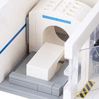 Sala de Tomografía Computarizada de la Serie Hospitalaria MOC City con 2 Computadoras, Modelo de Bloques de Construcción Educativos DIY, Regalos y Juguetes para Niños MOC4052