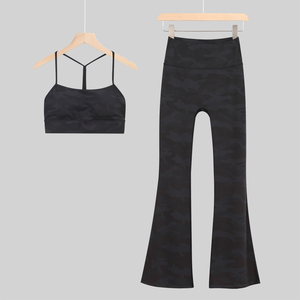 Nuevo Conjunto de Yoga Profesional para Mujer con Característica Transpirable Disponible en Diferentes Colores Logotipo Frontal Precio al por Mayor - Product Image 1