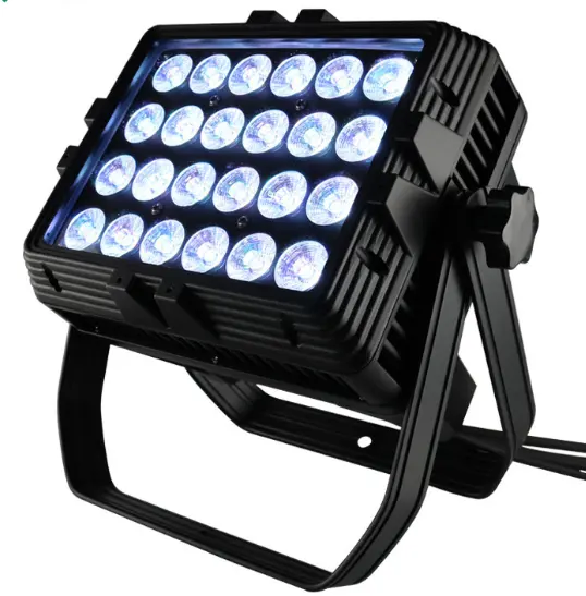 Luci quadrate impermeabili 24 pezzi con LED 4 in 1 luce di lavaggio a parete luci cielo e terra