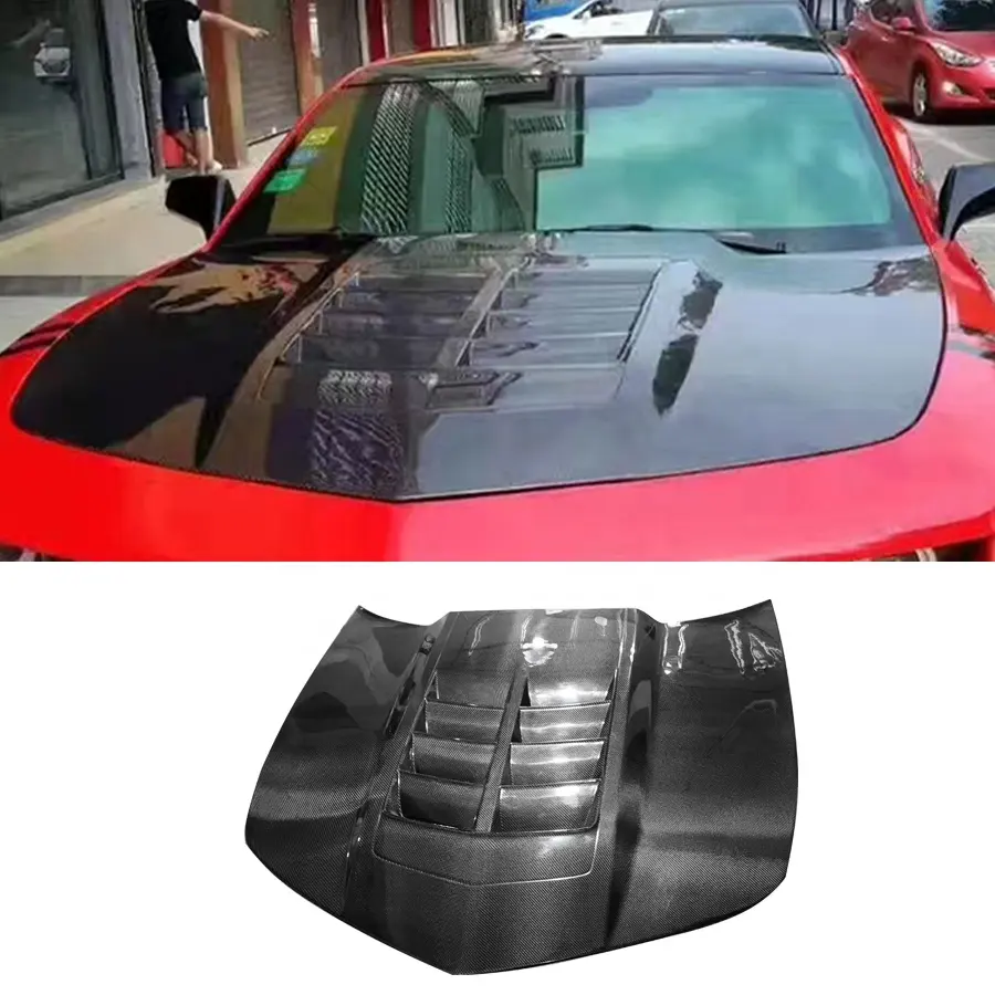 Carbon Fiber Engine Bonnet For Chevrolet Camaro 2010-2014 Engine Hood Bodykit Car Accessories