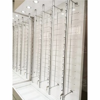 Vitrine en Verre pour Magasin d'Optique, Fabrication Guangzhou, Présentoir de Lunettes de Soleil avec Étagères en Verre, Conception de Kiosque à Lunettes