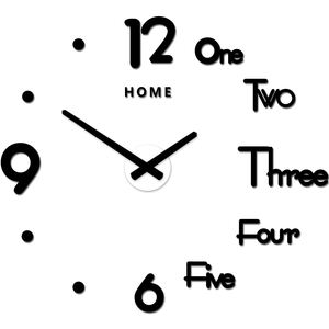 Modern Design Home Decorative Wall Sticker <strong>Clock</strong> 3D Frameless Large <strong>DIY</strong> Wall Acrylic Wall <strong>Clock</strong> - Product Image 2